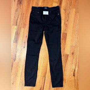 Jcrew Black High Rise Skinny Jeans